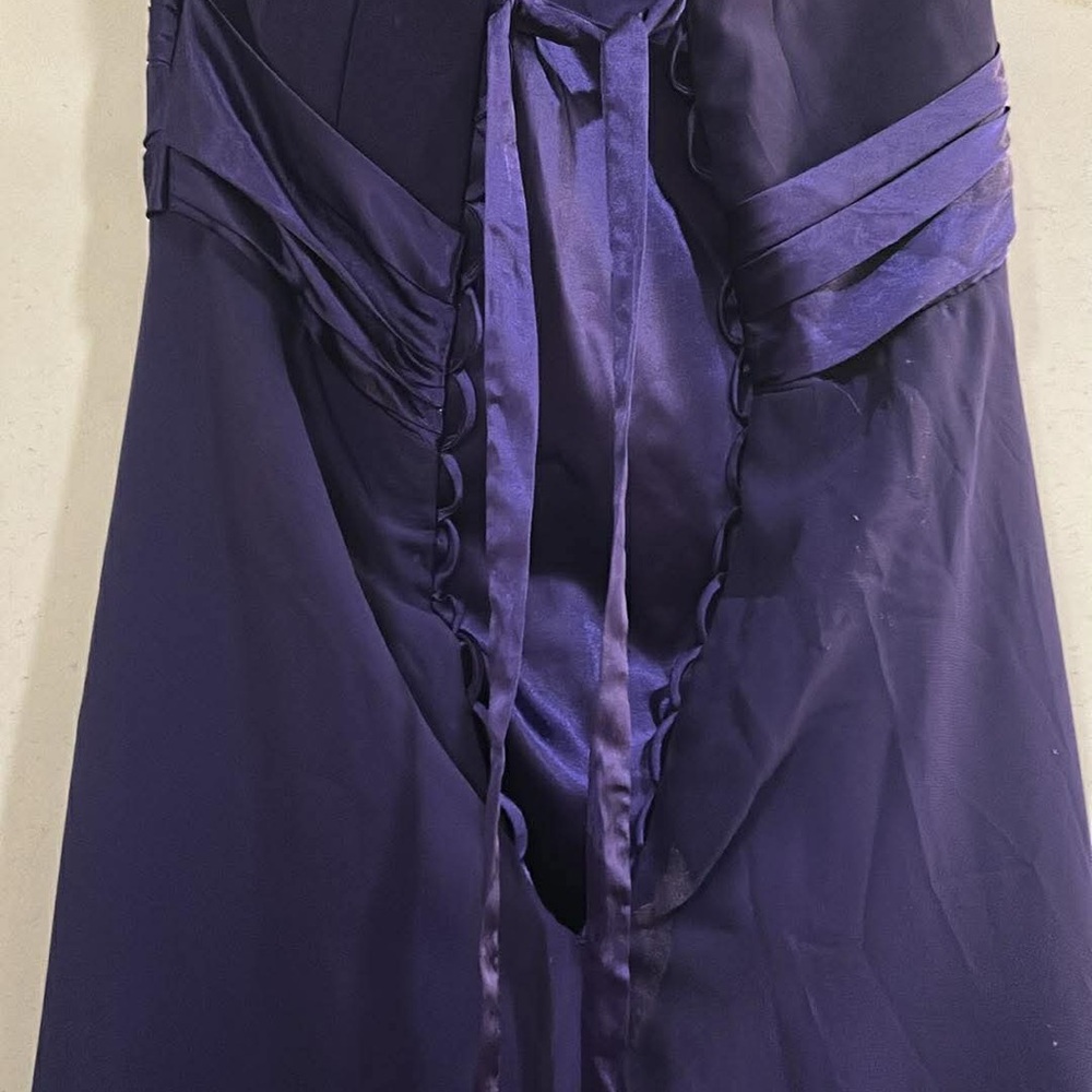 Elegant Purple Evening Gown - Picture 3 of 4